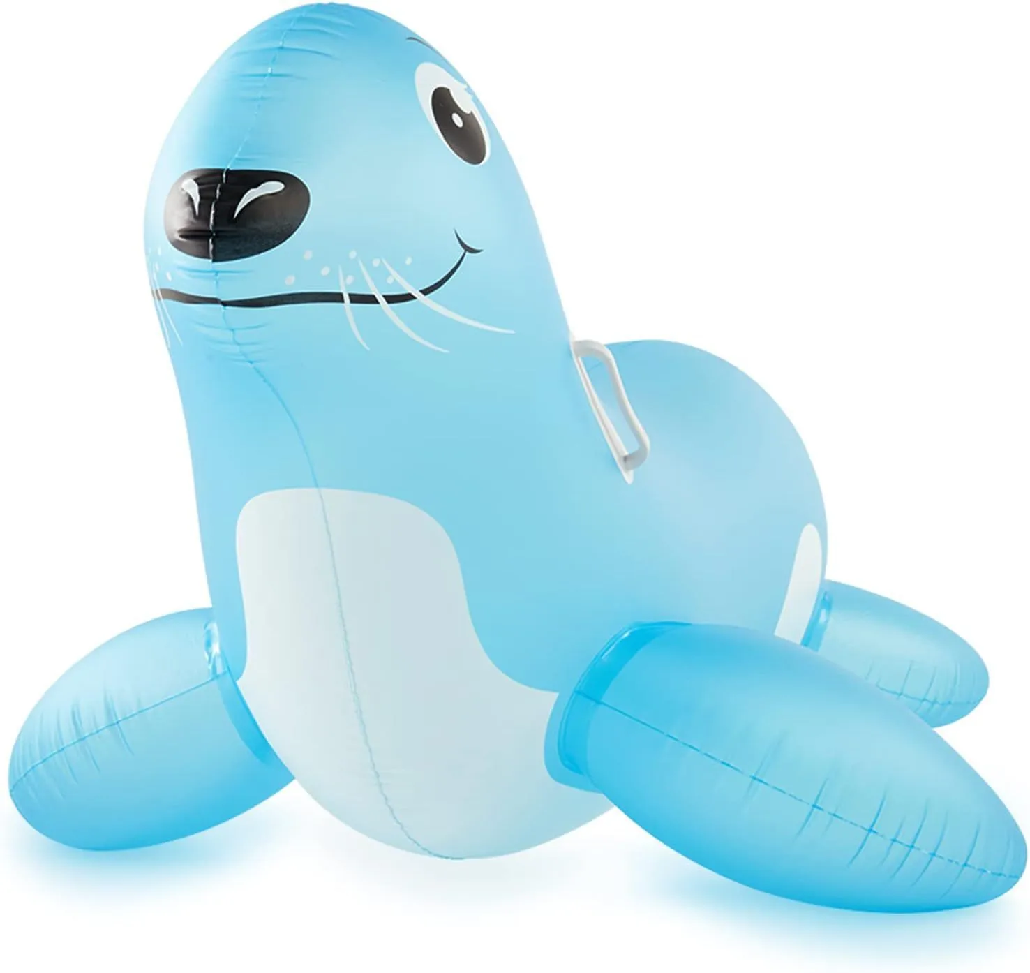 Large Inflatable Ride-On Water Entertainment Sea Lion Swimming Pool Float Summer Floating Raft for Kids Safety for Beach Party 1