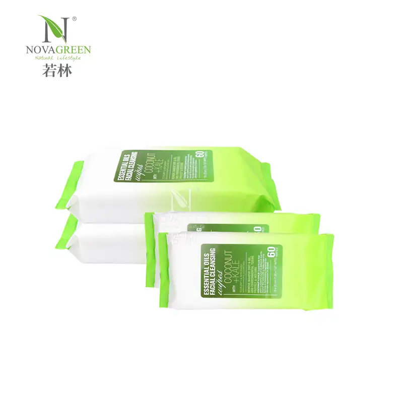 60 pièces, chiffon nettoyant pour le visage, sans parfum, sans alcool ni produits chimiques 1