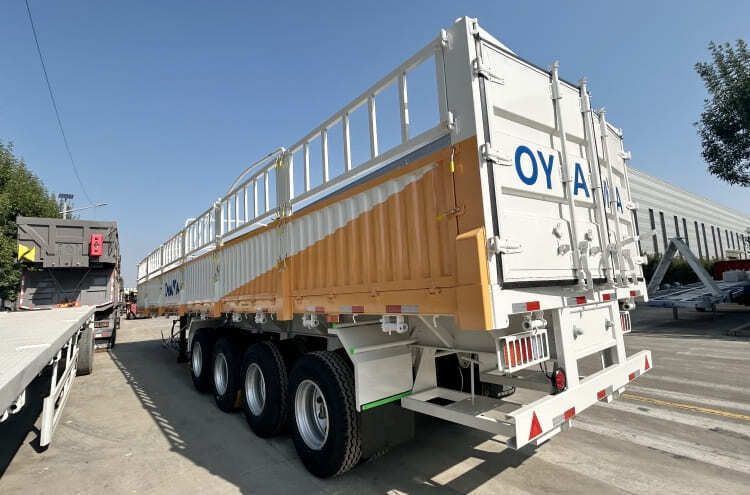4 Axle 80 Ton Fence Semi Trailer is ready shipping to Cameroon 1