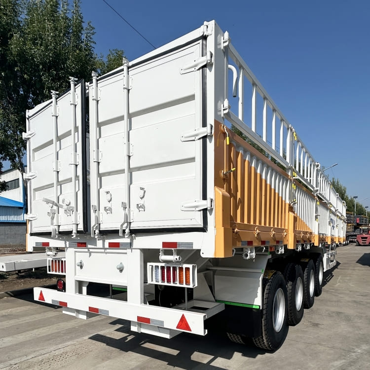 4 Axle 80 Ton Fence Semi Trailer 2