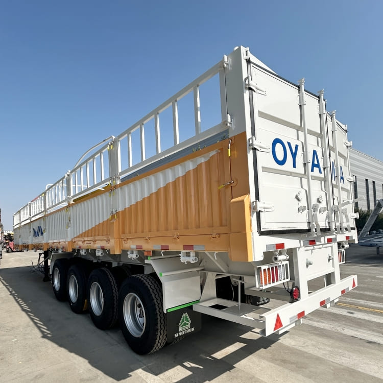 4 Axle 80 Ton Fence Semi Trailer 1