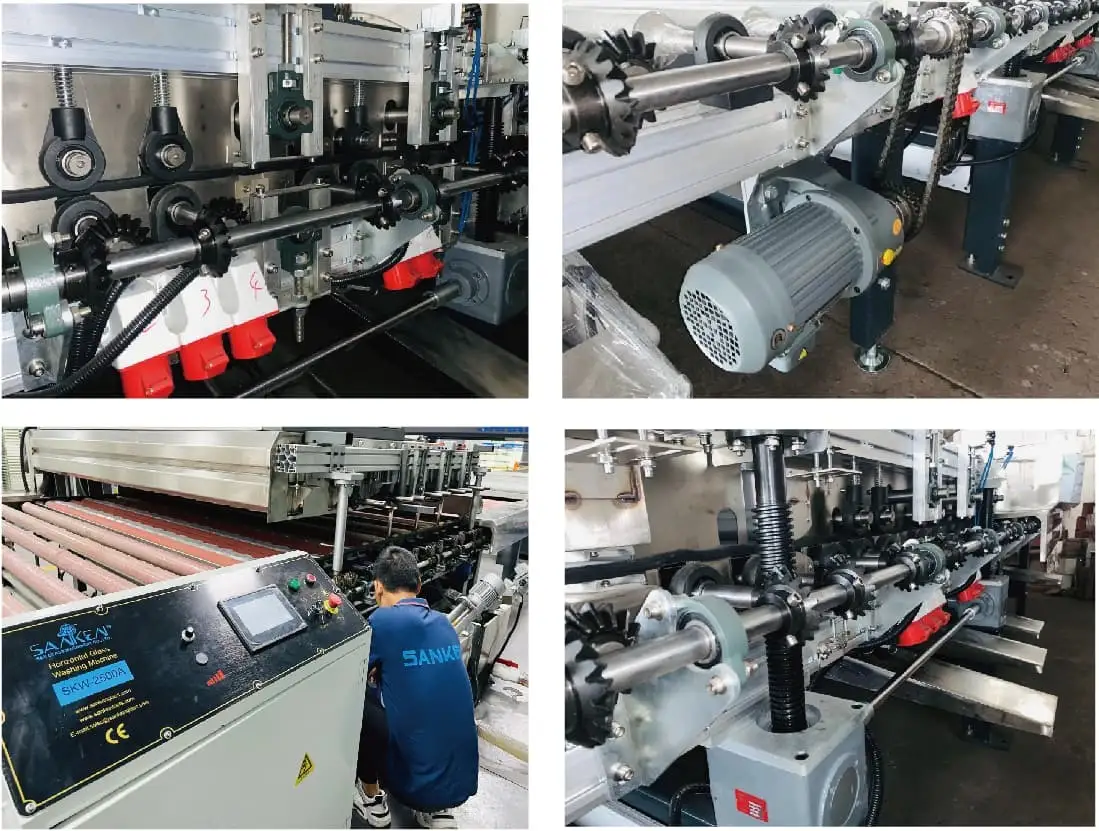 Lavadora de vidrio horizontal 1