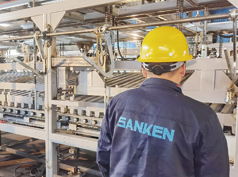 Línea de templado plano de vidrio por convección forzada | Horno de templado de vidrio de baja emisividad - SKFT-2442C
