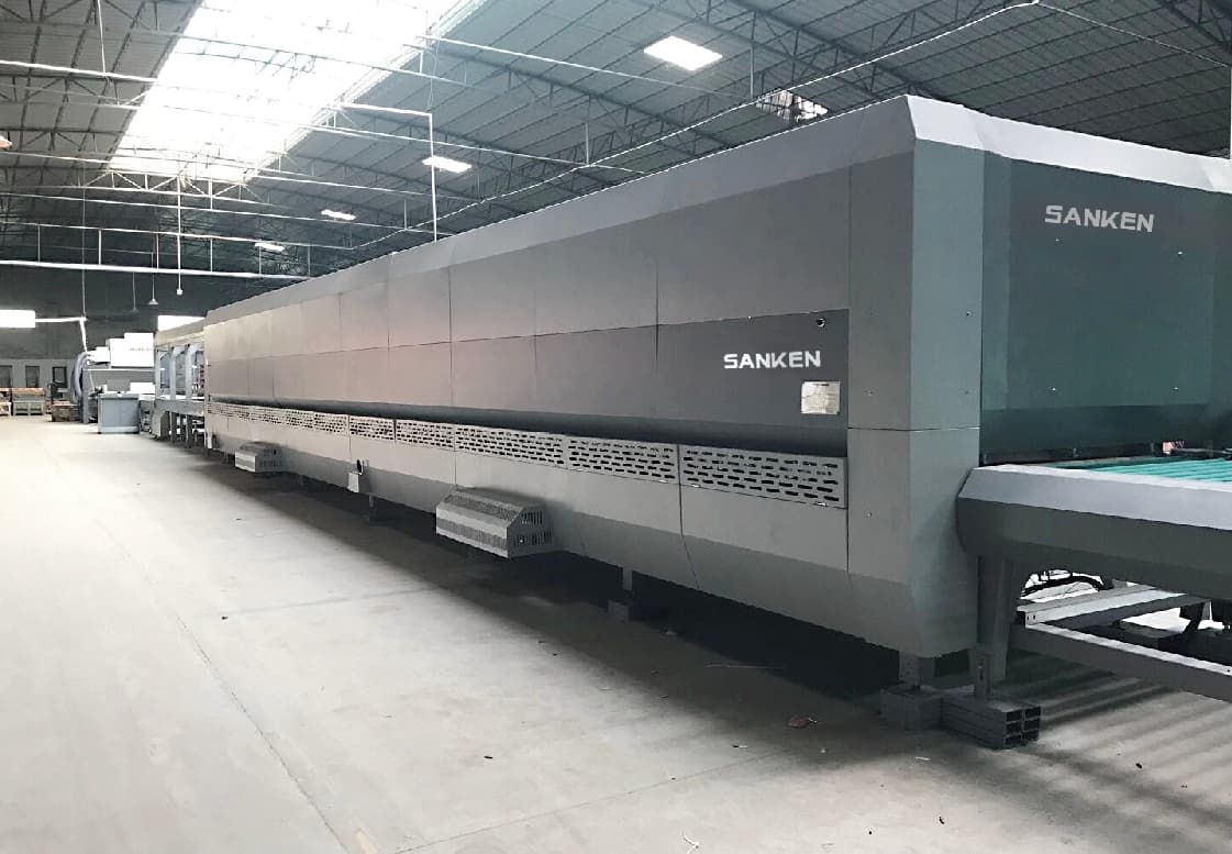 Línea de templado plano de vidrio por convección forzada | Horno de templado de vidrio de baja emisividad - SKFT-2442C
