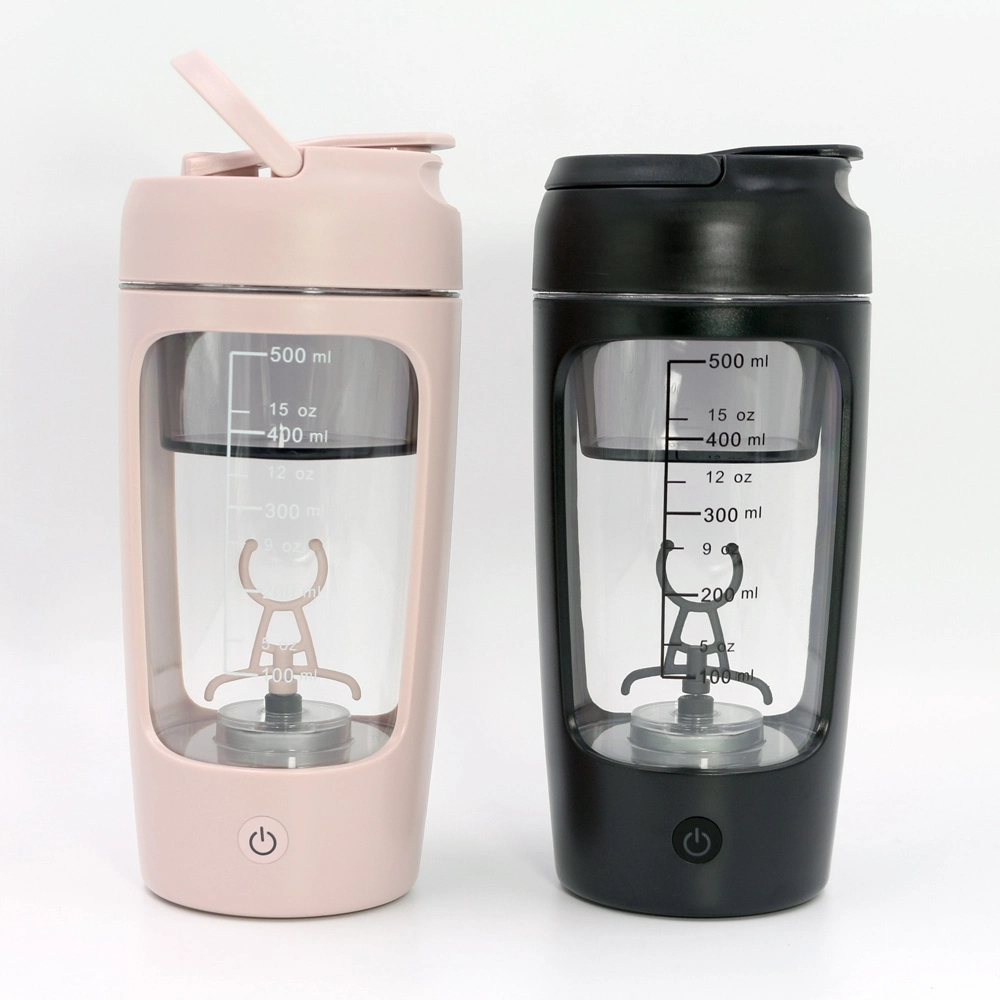 Elektryczny shaker o pojemności 22 uncji/600 ml z komorą na proszek, ładowany przez USB 1