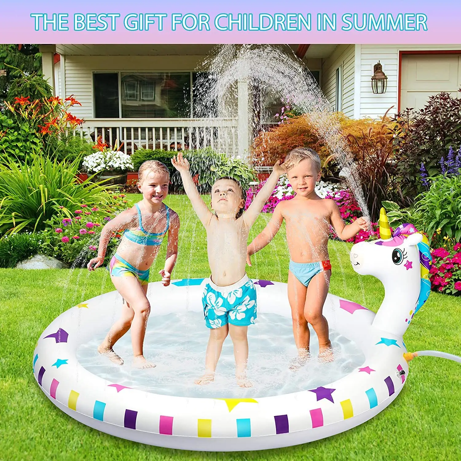 For Summer Inflatable Water Trampoline by Justware Toys 2