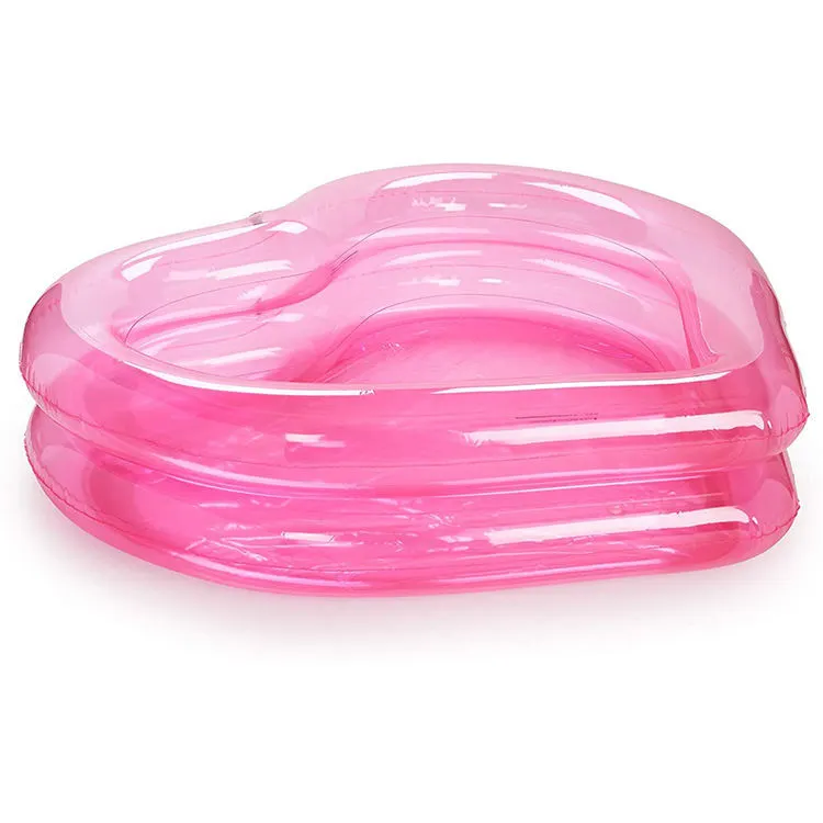 Inflatable Pool With Heart Shape Inflatable Toys for Kids or Adults 1