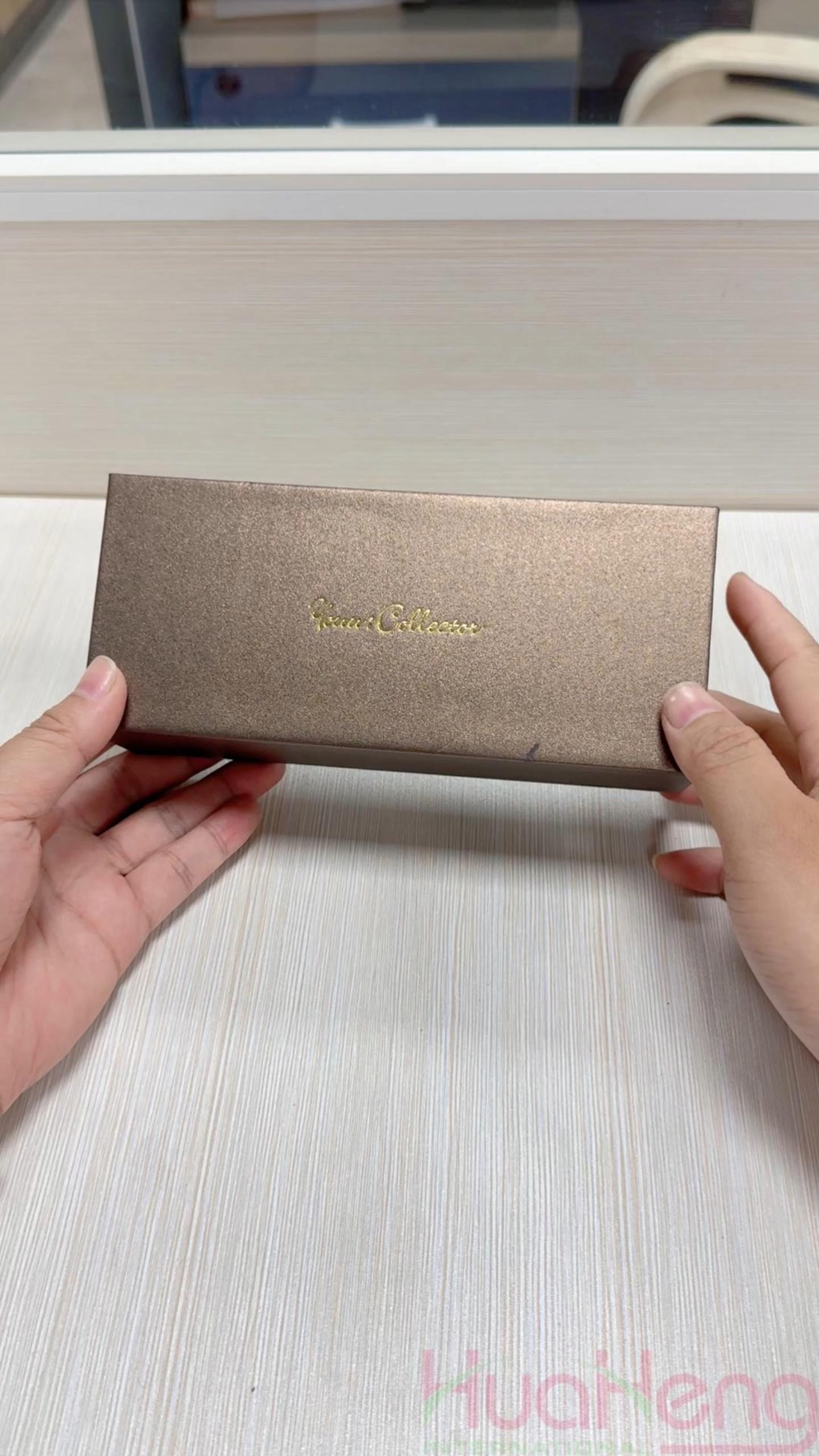 Luxurious Elegance: The Gold Special Texture Paper Drawer Box