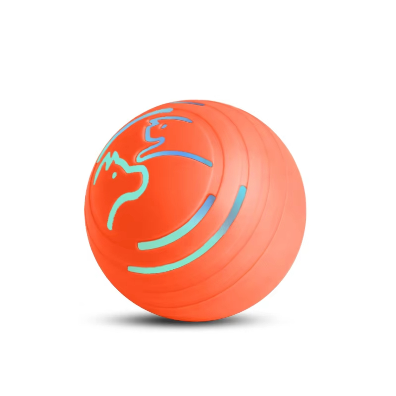 Naranja- 2024 Nuevo juguete interactivo para perros Bola móvil Bola de juguete para perros inteligentes 1