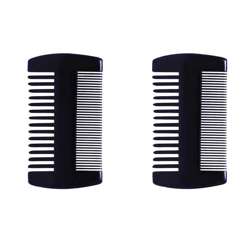 Fine & Coarse Anti-Static Comb Wooden Massage Comb Custom Logo Beard Brush Wooden Beard Comb For Men 1