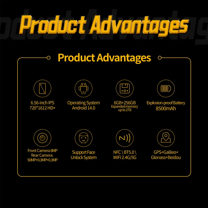 Good Selling Intrinsically Safe Mobile Phone Without Camera Factory for Business 2