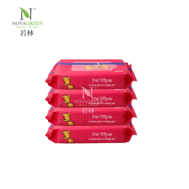 60pcs Dog Wipes for Paws and Butt, Best Pet Wipes for Dogs & Puppies, Cruelty-Free Dog Cleaning Wipes 1
