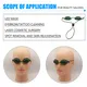 Latestlaser Safety Goggles for Supermarket ANSI Z87 CE EN207 Approved Negotiate 3