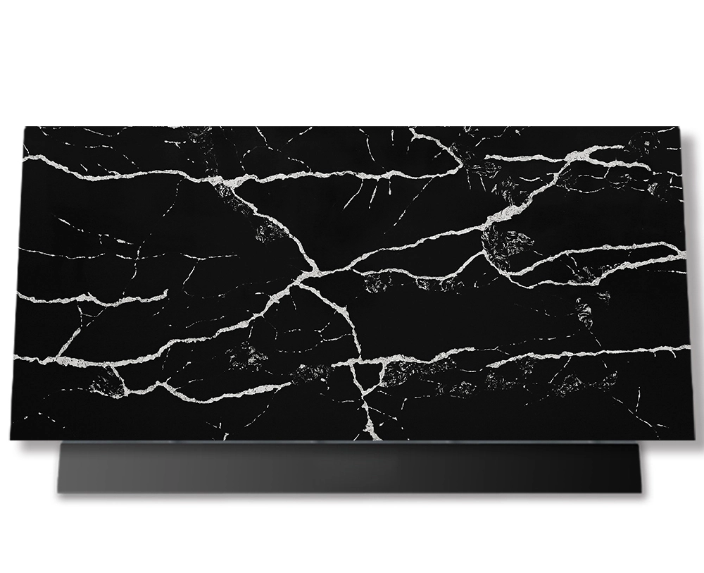 AllandCabinet Calacatta Nero Quarzstein-Arbeitsplatte 1
