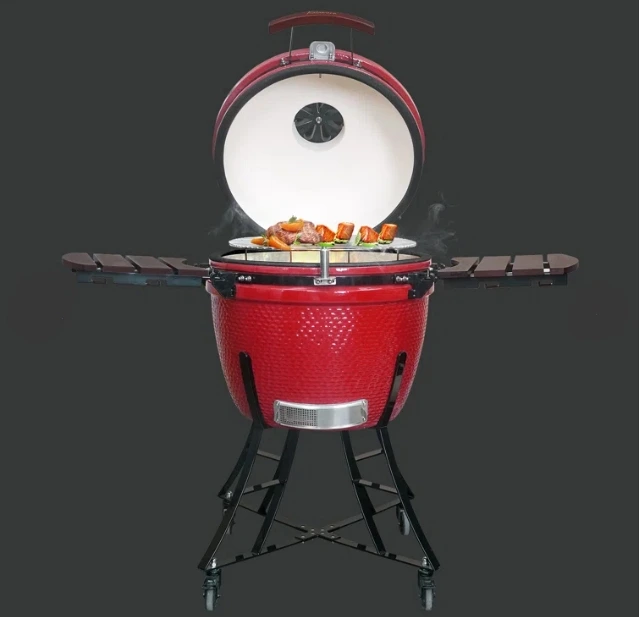 MDC 24inch stainless steel barbecue bbq grill Kamado ceramic charcoal bbq grill smokeless 1