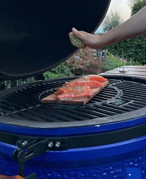 MCD 24inch ceramic outdoor bbq,oven,grill,Kamado portable stainless steel charcoal bbq grill easily cleaned 1