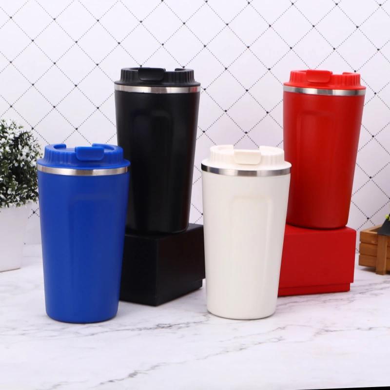 Przenośny kubek do kawy o pojemności 380 ml i pojemności 510 ml, który można zabrać ze sobą, z podwójnymi ściankami izolowanymi 1
