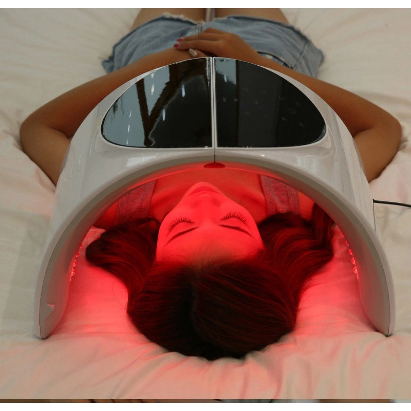 Skønhed Hjem Spa Brug Lampe Værktøj Acne Pore Treatment Anti Age 7 Lys Led Farver PDT Maskine 1