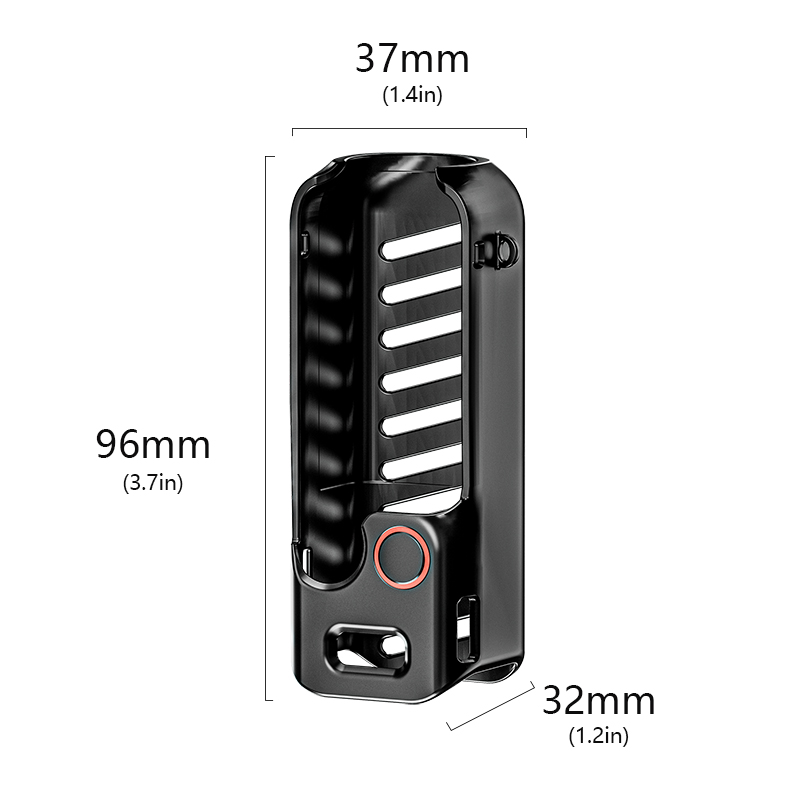 STARTRC Anti-Scratch TPU Protective Cover for DJI Pocket 3(Black) 4