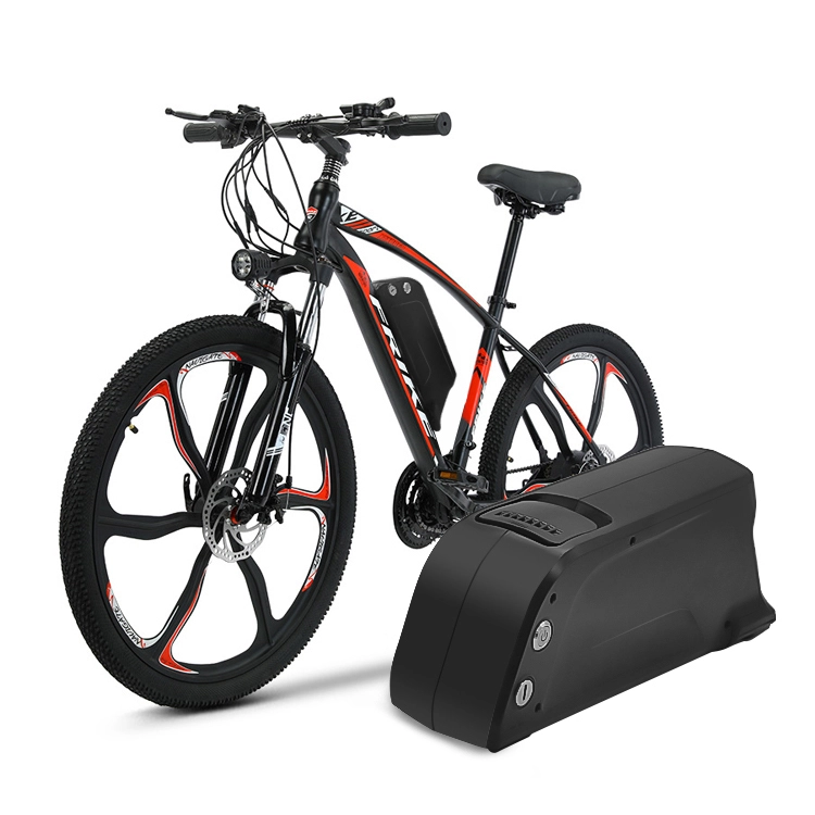Hoogwaardige lithiumbatterij 48V 10Ah 12Ah 14Ah voor montage op de onderbuis, inclusief accuslot, voor elektrische mountainbikes 1