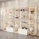 Retail Counter with Display Case Marble Cosmetic Showcases by LUXE Showcases 3