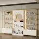 Retail Counter with Display Case Marble Cosmetic Showcases by LUXE Showcases 4