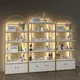 Retail Counter with Display Case Marble Cosmetic Showcases by LUXE Showcases 6