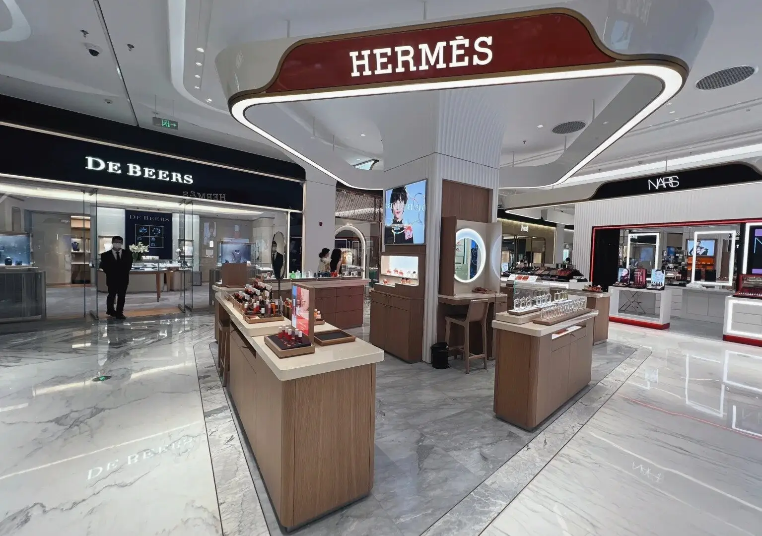 LUXE Showcases Commercial Display Cabinets High-end Perfume Kiosk Design Commercial Display CabinetsFactory 3