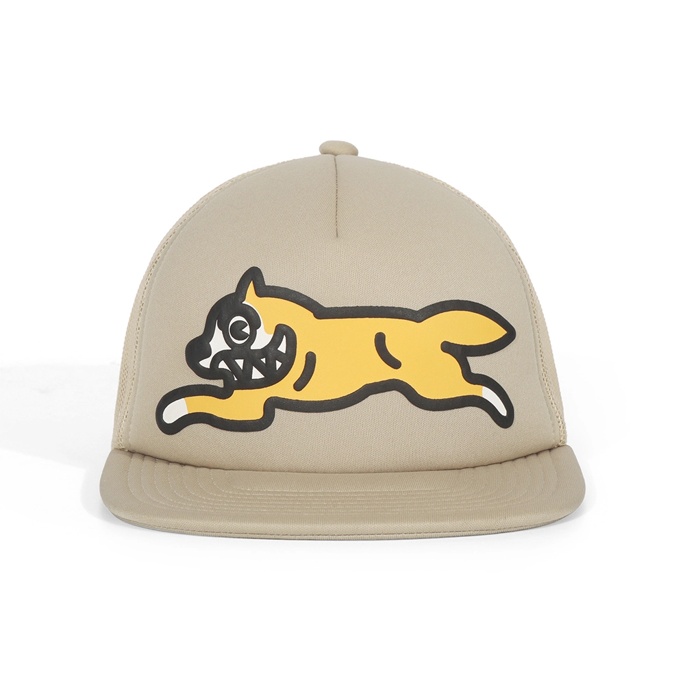 5 Panel Running Dog bedruckte Mesh Truck Stop Trucker Puffy Snapback Hat 1