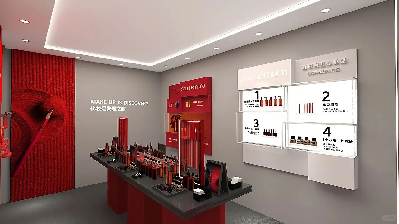 Fragrance Collection Display LUXE Showcases Baked Paint Multilayer BoardManufacturers 2