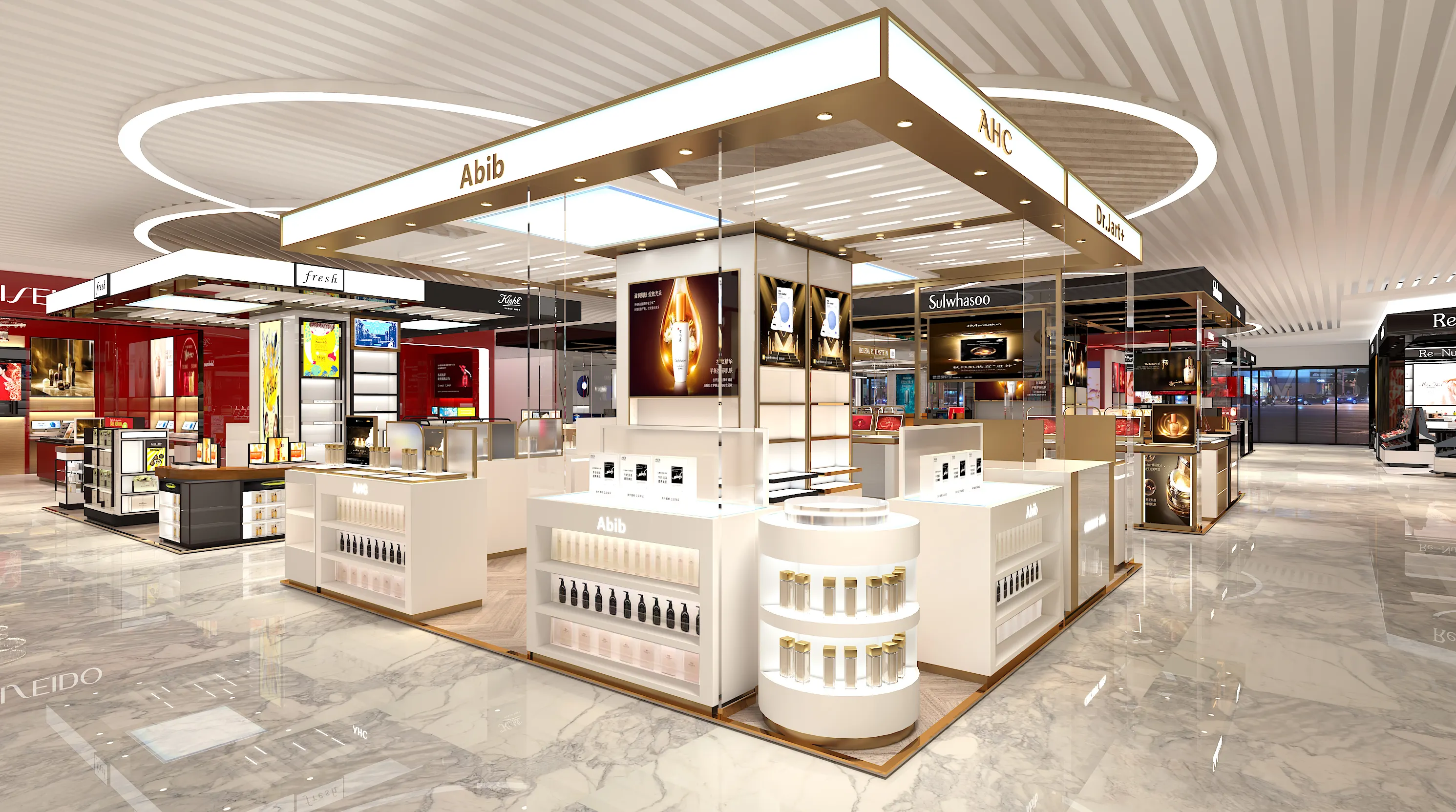 FactoryPerfume Packaging and Display Innovations LUXE Showcases R&D Designer-lighting Designer-soft Fitting Designer and Display Designer) 4