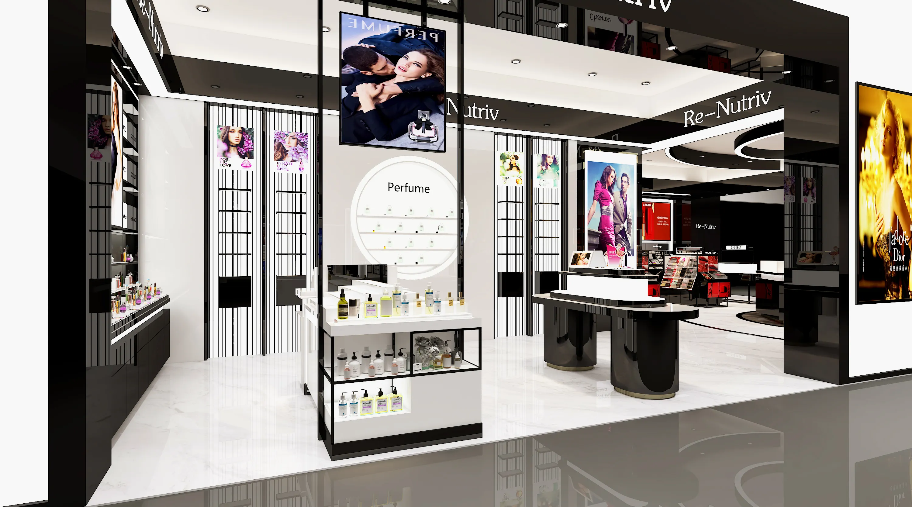 Factory Glass Retail Display Case Supply 1