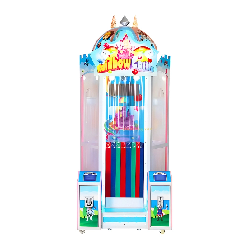 Permainan yang dioperasikan dengan koin, mesin permainan melempar bola, permainan penukaran tiket Rainbow Castle, permainan arcade 1