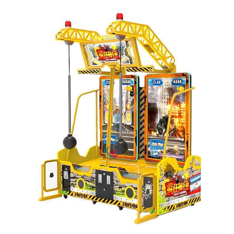 Arcade Coin Ticketing Game Machine Crazy Hammer Game Strike Hammer Game 1