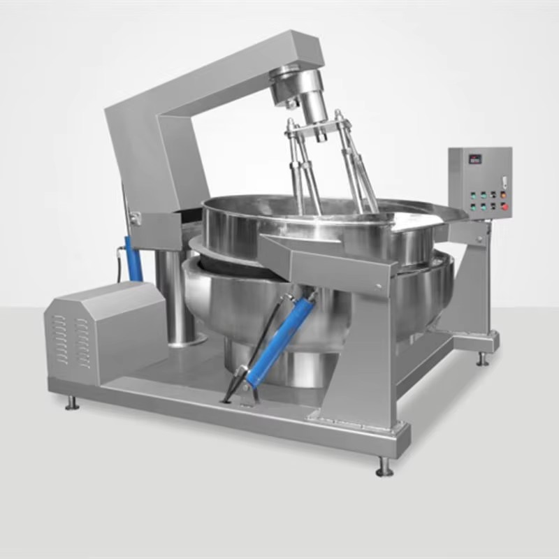Machine de cuisson industrielle flambant neuf 50L-600L, vapeur/gaz/électrique, traitement de la viande/du riz, boulangeries, moulins à farine, magasins d'alimentation 6