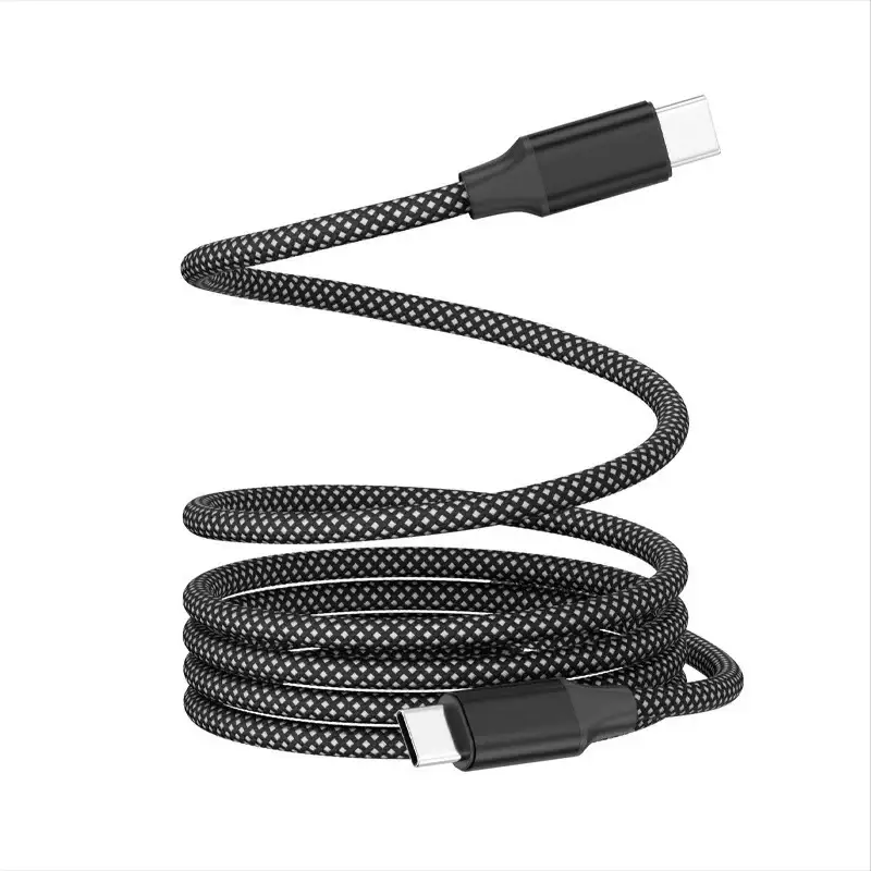 100W Magnetic Auto-Organizing USB Cable, 48-Strand Braided Fast Charging Type-C PD Compatible with iPhone 16 1