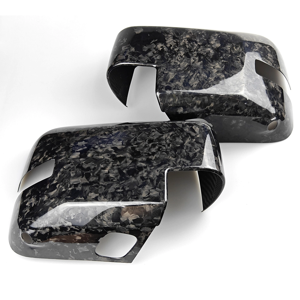 High Quality Genuine Carbon Fiber Material Stick On Cover Exterior Side Wing Mirorr Caps For Ford Bronco 1