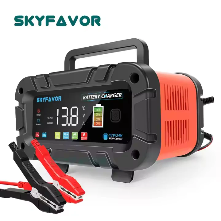 범용 12V 24V 배터리 충전기 12V 24V 20A 자동 빠른 lifepo4 납 산성 오토바이 자동차 배터리 충전기 펄스 수리 1