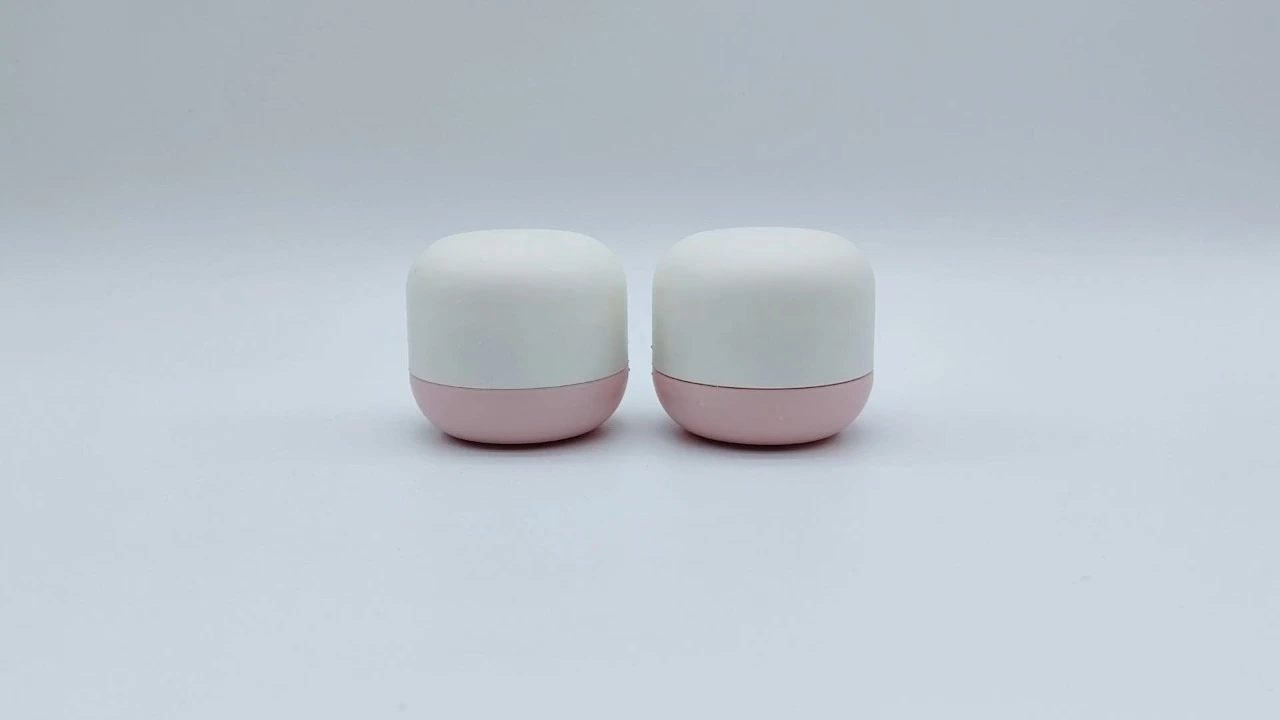 Glamorosos frascos de crema de PP rosa de 30 g para la crema hidratante del bebé 1