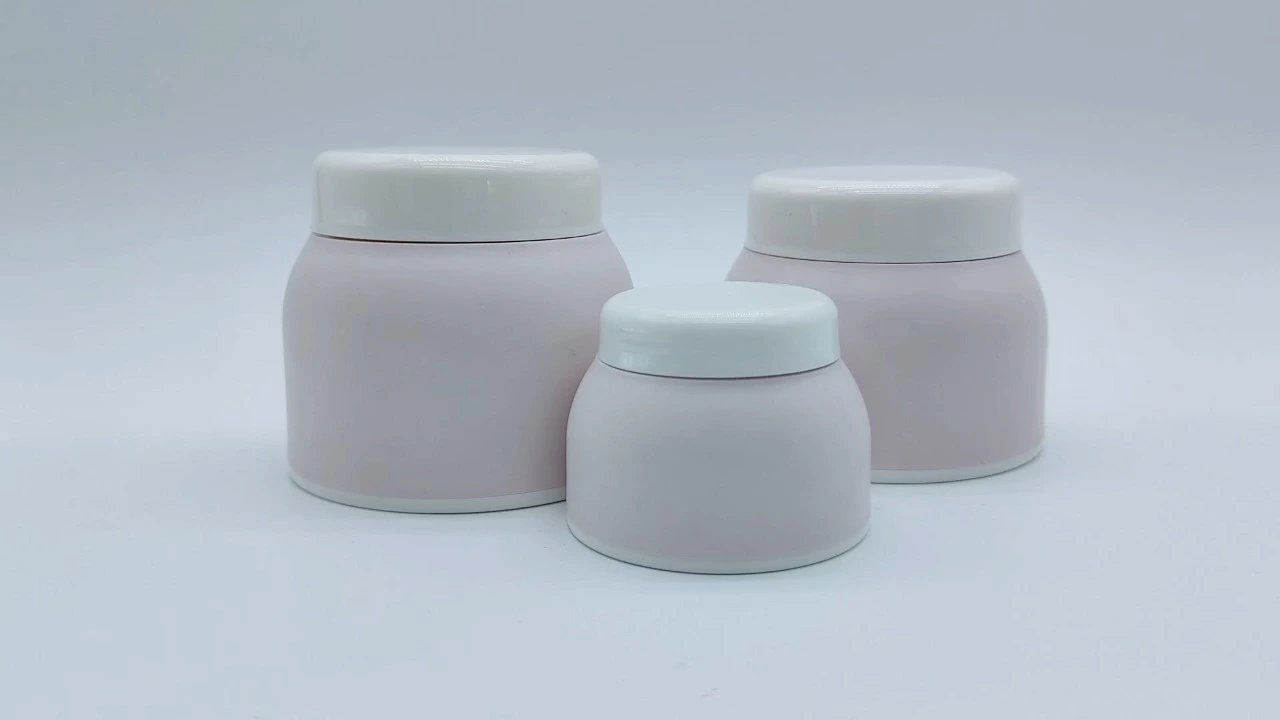 Glamorous 30 g/100 g/130 g rosafarbener matter PP-Cremetiegel für Baby-Feuchtigkeitscreme 1
