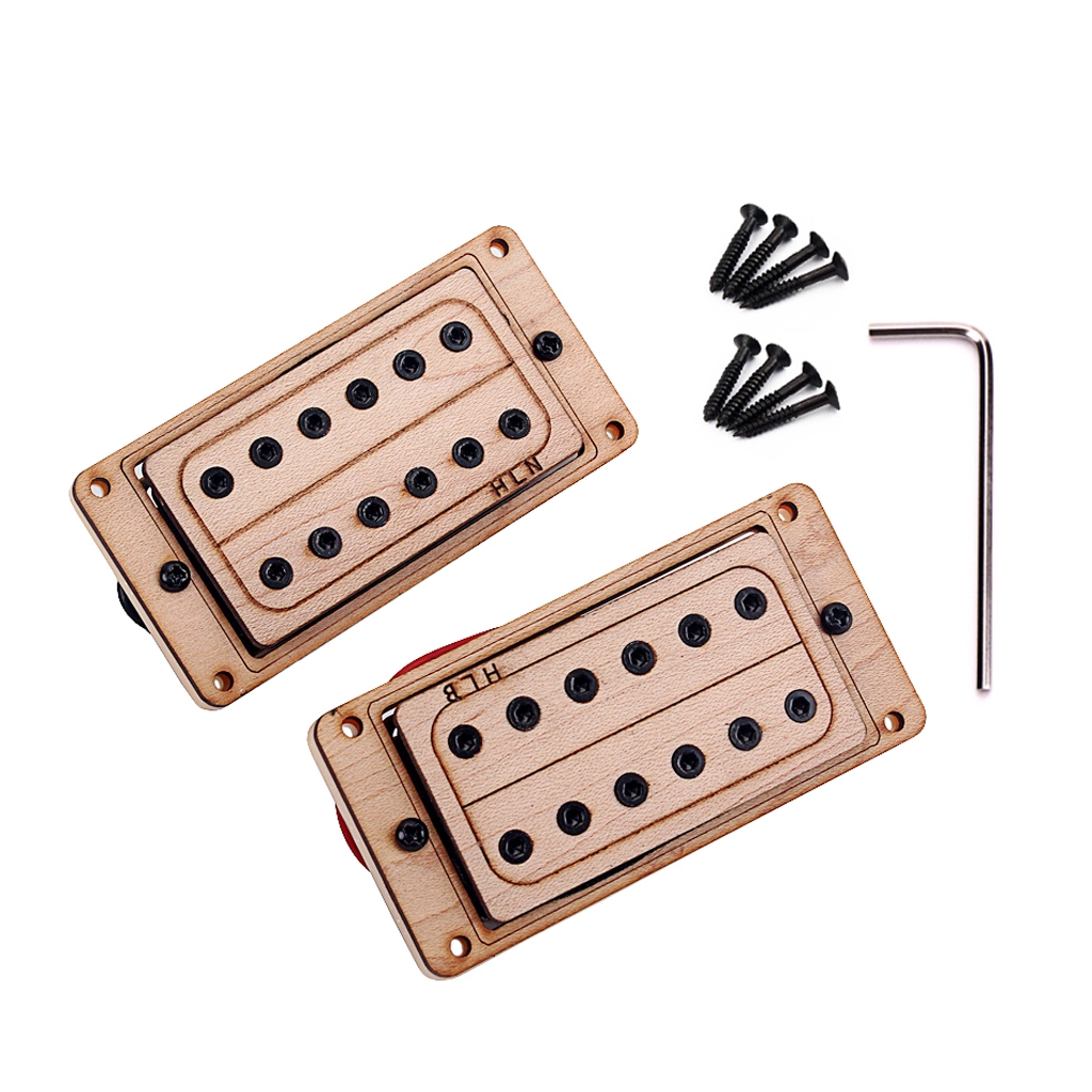 Pickup humbucker a 6 corde personalizzato in acero all'ingrosso per chitarra ST SG/chitarra a 6 corde 1