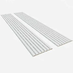 Los paneles acústicos de madera del listón superficial de la chapa de madera moderna insonoros para la decoración de la pared 1