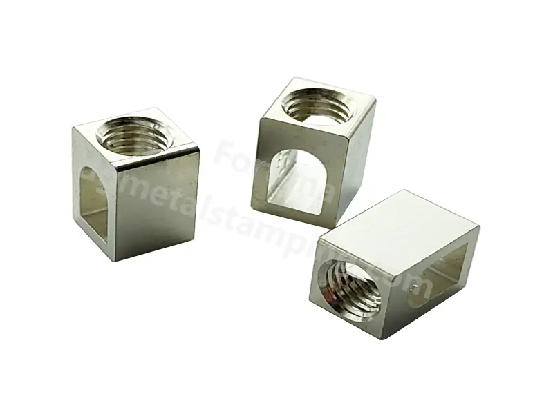 Piezas torneadas de aluminio estañado brillante de alta calidad para uso industrial 1