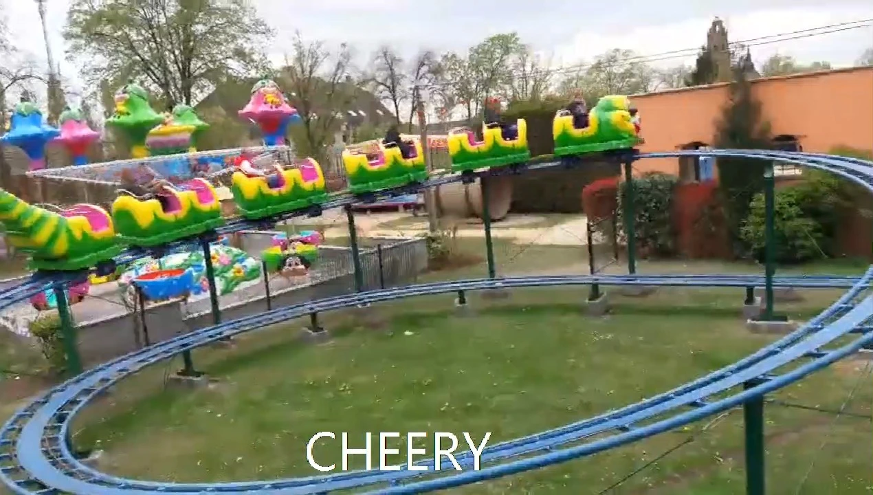 Fun Park Equipment Worm Roller Coaster 1