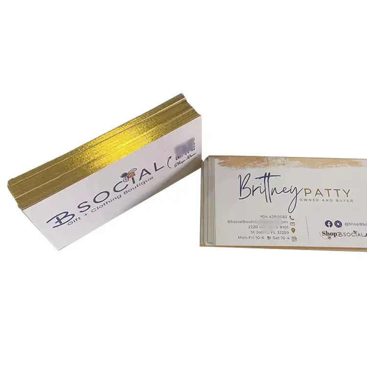 Eco Friendly Business Card Printing Custom Color - - Colorful 4