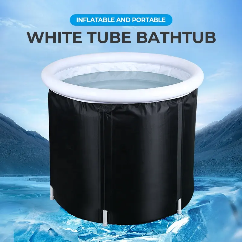 Baignoire gonflable portative de glace de PVC de bain d'eau glacée de récupération pour le bain portatif de glace d'adultes 6