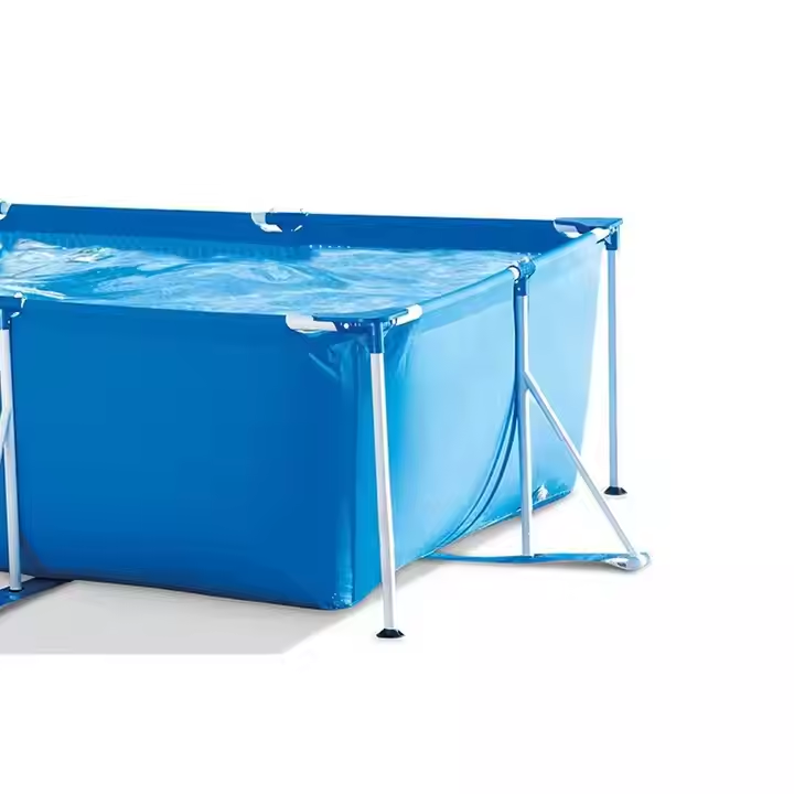 Nouveauté cadre rectangulaire en métal adulte piscine hors sol piscine pour enfants 5