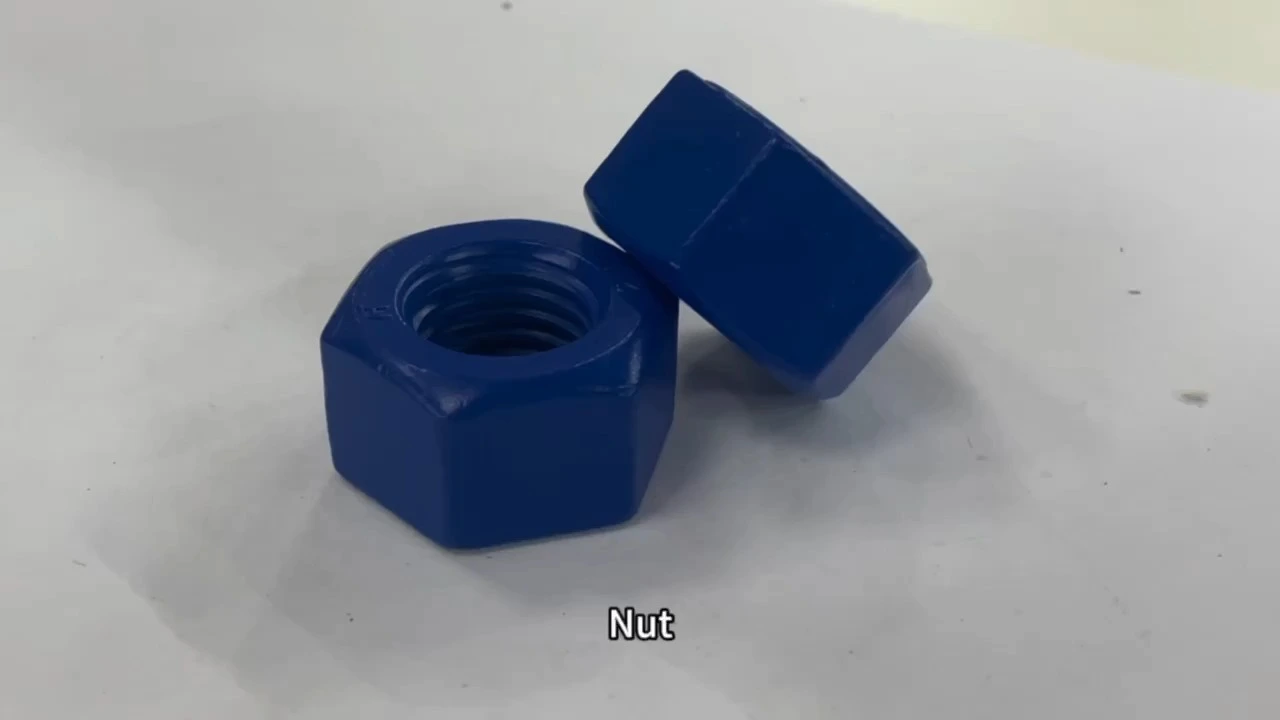 Tuercas hexagonales de teflón de acero al carbono GB1339, superventas, YPH, grado 8, con muestras gratuitas 1