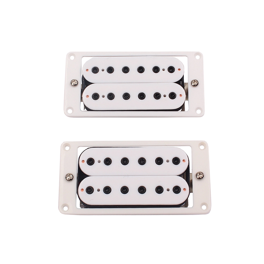 Micros à cadre blanc personnalisés en gros pour guitares électriques ST et SG 1