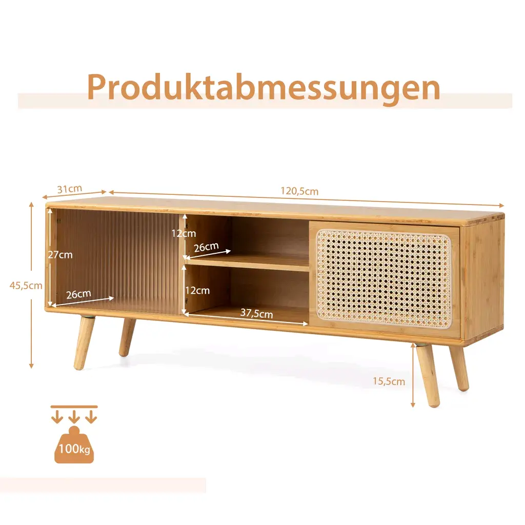 Bulk Long Wood Tv Stand 6